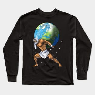 Ancient Greek God Atlas Long Sleeve T-Shirt